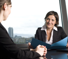 an attorney helping a client with their bankruptcy filing