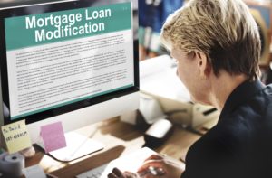 A woman trying to modify her mortgage while going through bankruptcy in New York.