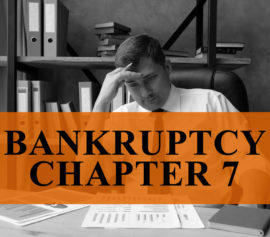 A man in New York wondering if chapter 7 bankruptcy will wipe out his debt.